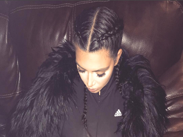 kim-kardashian-french-braid