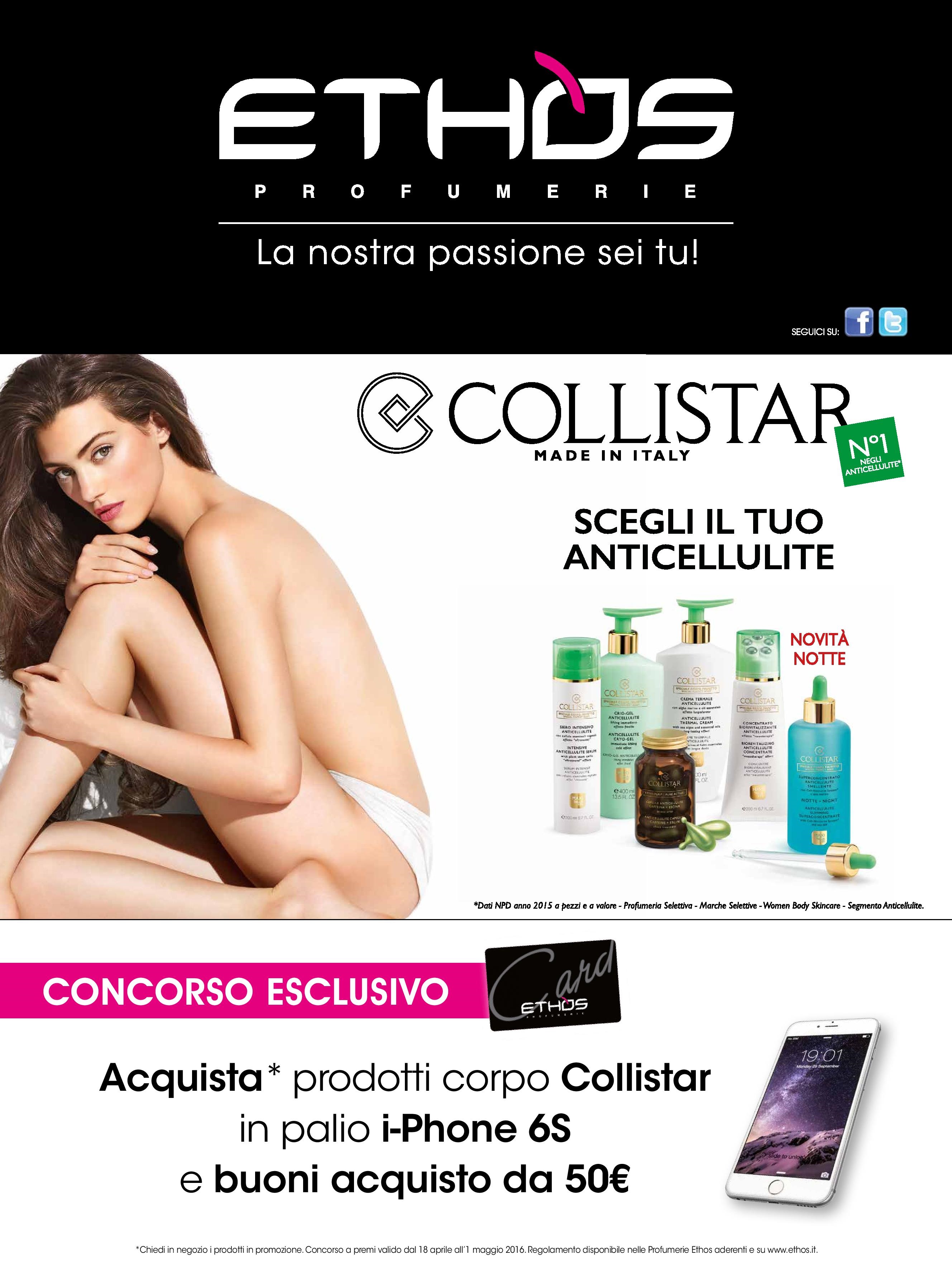 CONCORSO COLLISTAR Ethos Profumerie Iphone 6s