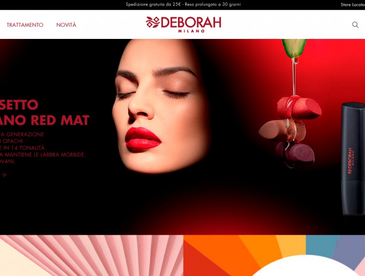 Nuovo E-commerce Deborah Milano